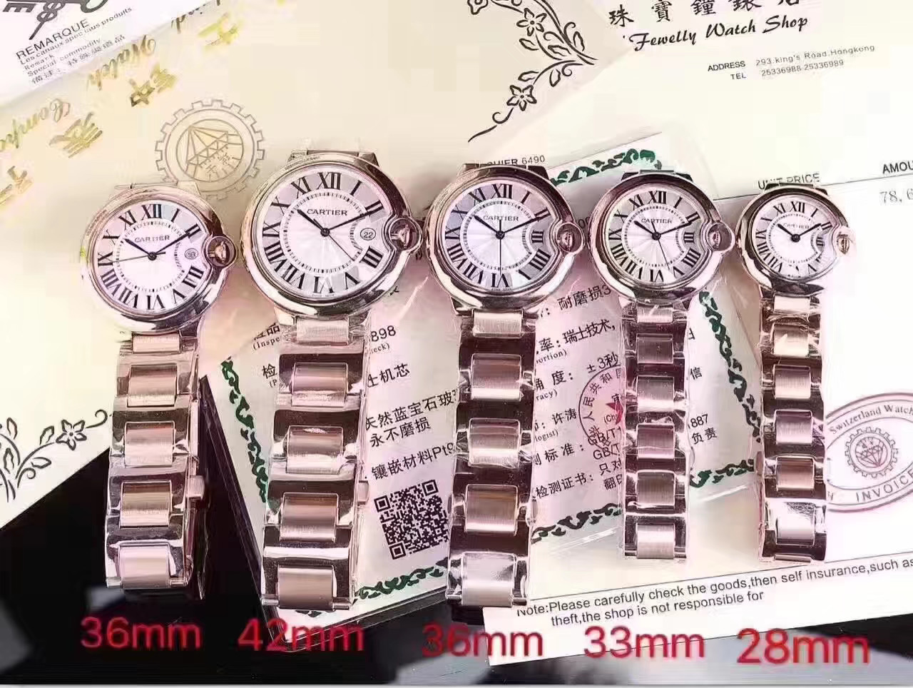 Cartier replica watch wholesale 25070936
