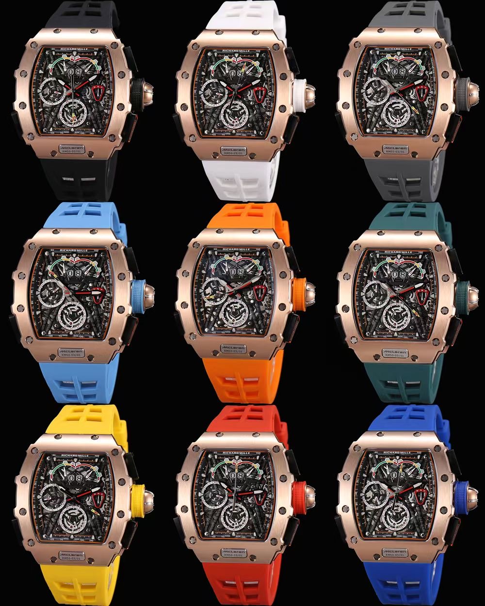 Richard Miller replica watch wholesale 25071619