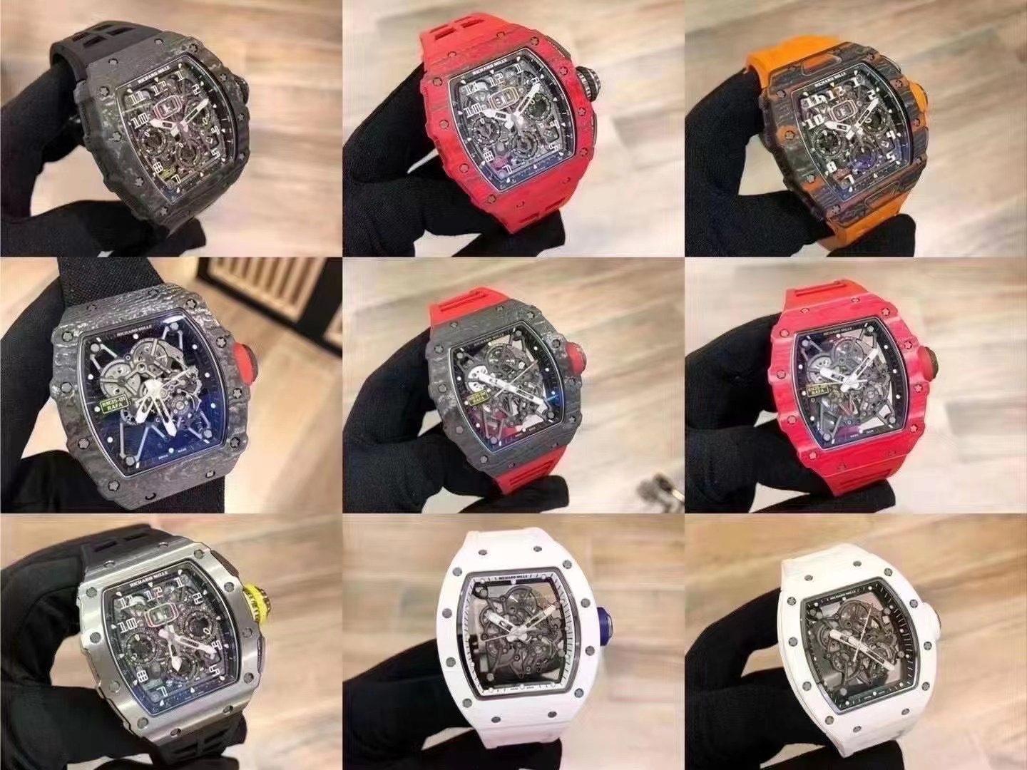 Richard Miller replica watch wholesale 25071639