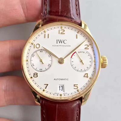 ZF廠 IWC 萬國葡萄牙系列自動腕錶 IW500701 玫瑰金 七日鏈（葡七）