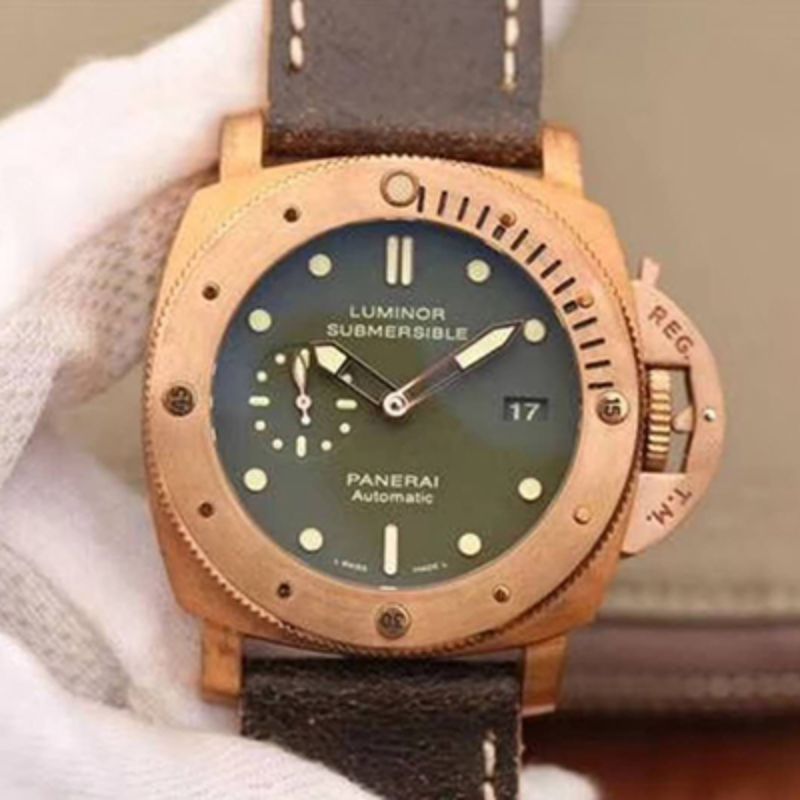 VS廠 Panerai 沛納海 LUMINOR SUBMERSIBLE 1950 3 DAYS AUTOMATIC BRONZO Pam00382/Pam382