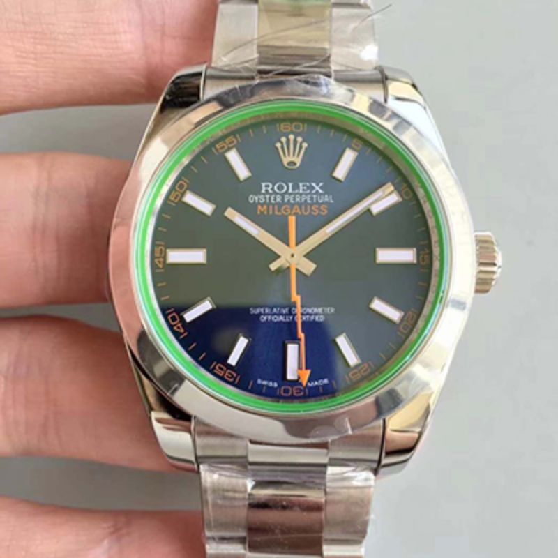 AR廠  Rolex 勞力士 MILGAUSS M116400GV-0002 綠玻璃