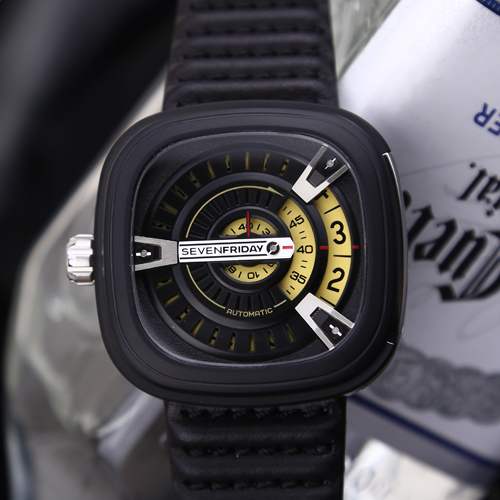 七个星期五sevenfriday机械表 新款黑黄 KW厂